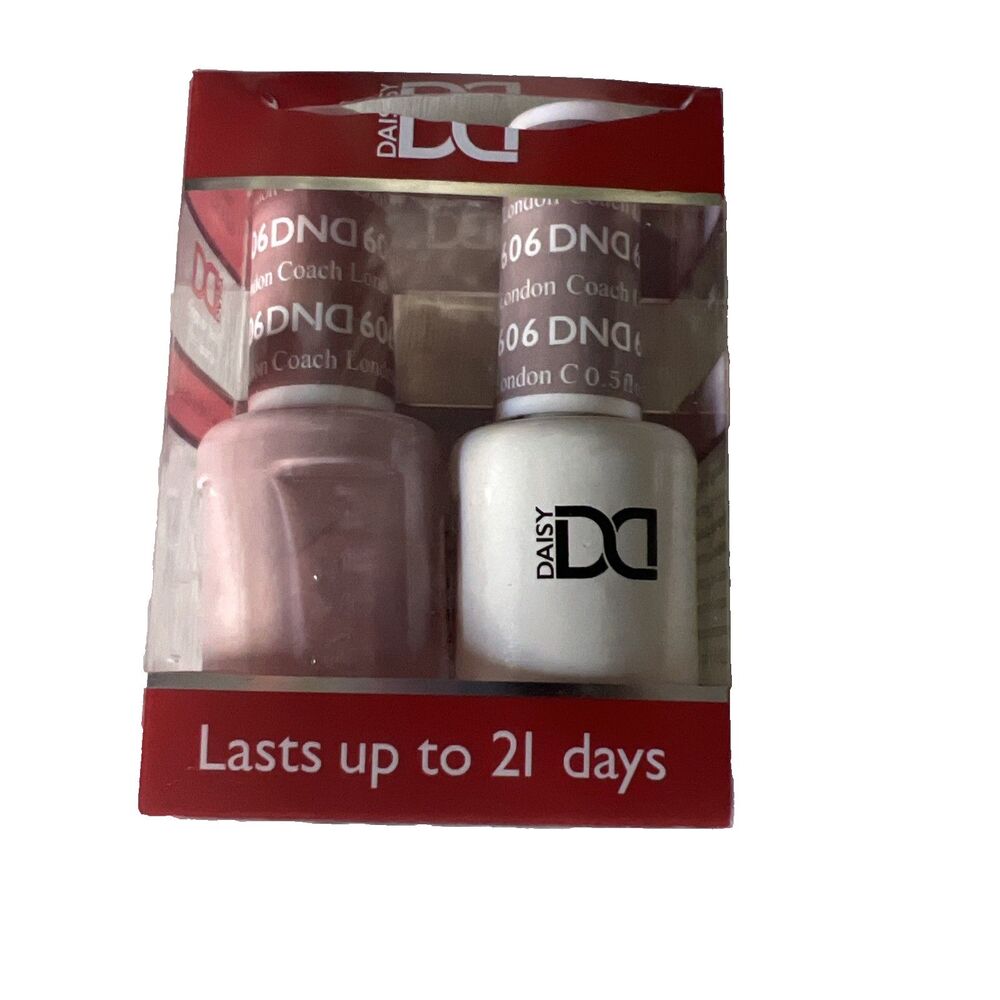 DND Daisy Soak Off Gel Polish and Nail Lacquer - 606 - London Coach in Box